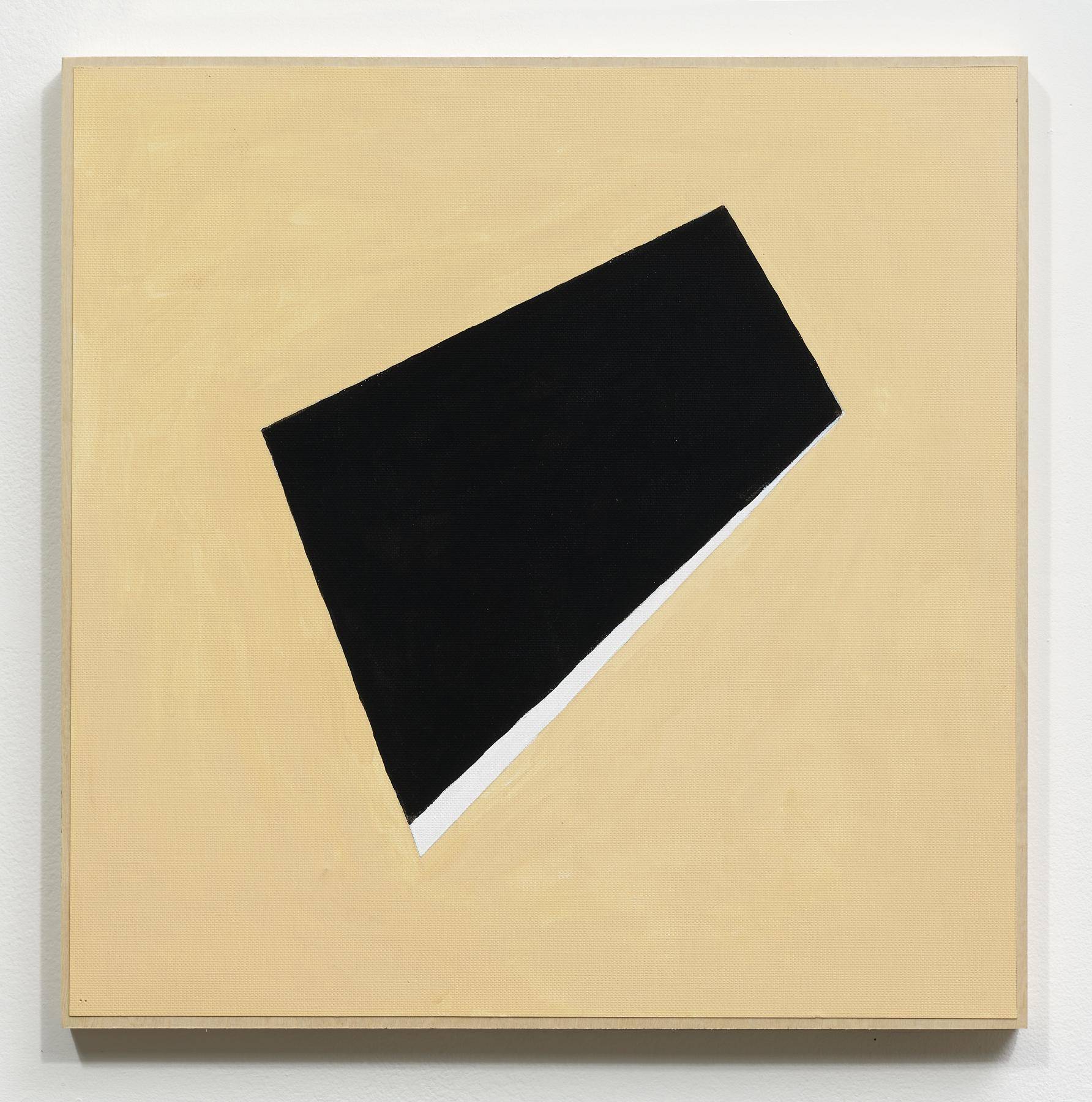 Untitled, 2012, acrylic on paper mounted on wood panel, 16” x 16”